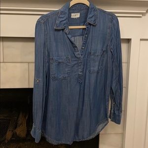 Lou & Grey chambray pullover